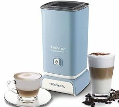 Mousseur à Lait Vintage Bleu - Ariete -Les Amateurs De Café mousseur ariete vintage bleu4