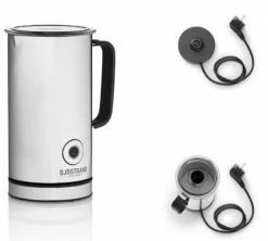 Mousseur à Lait électrique SJOSTRAND - Inox -Les Amateurs De Café mousseur lait sjostrand2