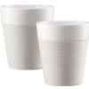 Tasses BODUM - Bistro En Porcelaine Avec Bande Silicone Blanche 2x30cl -Les Amateurs De Café mug bistro bodum 30cl blanche