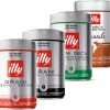4 X 250g Pack Découverte - Café En Grain 100% Arabica - Illy -Les Amateurs De Café pack illy 4 grains