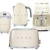 Set Petit-Déjeuner (Toaster - Cafetière Filtre - Presse Agrumes - Bouilloire) Crème - SMEG -Les Amateurs De Café pack petit dej creme smeg