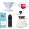 Pack Slow Coffee : Moulin à Café D-Kanta MG05 + Kit V60 -Les Amateurs De Café pack pour slow coffee 1 1