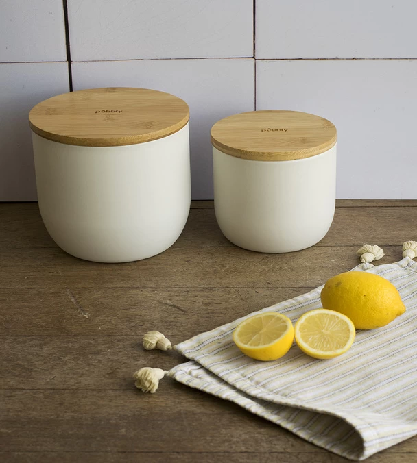 Lot De 3 Boîtes à Café/thé Rondes PEBBLY 4 Lot De 3 Boîtes à Café/thé Rondes PEBBLY – Image 2