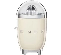 Set Petit-Déjeuner (Toaster - Cafetière Filtre - Presse Agrumes - Bouilloire) Crème - SMEG -Les Amateurs De Café presse agrume smeg creme