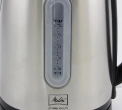 Bouilloire Melitta Prime Aqua Noir Inox 1.7L -Les Amateurs De Café primeaqua 17l fen