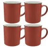 Mug AOC - Retro Rouge - 4x 250 Ml -Les Amateurs De Café rouge pack 3
