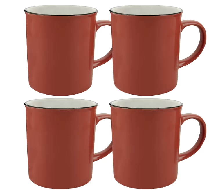 Mug AOC - Retro Rouge - 4x 250 Ml 3 Mug AOC - Retro Rouge - 4x 250 Ml
