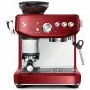 Machine Expresso SAGE Barista Express Impress SES876RVC4EEU1 Rouge Velours 1 Machine Expresso SAGE Barista Express Impress SES876RVC4EEU1 Rouge Velours -Les Amateurs De Café sage express impress rouge 1 1
