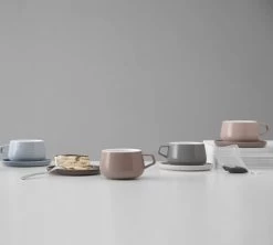 Mug Et Sous Tasse En Porcelaine - Hazy Blue - 30 Cl - Viva Scandinavia -Les Amateurs De Café scandinavia mug porcelaine3 1