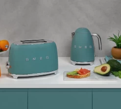 Grille-pain SMEG Vert émeraude Mat TSF01EGMEU 2 Tranches -Les Amateurs De Café smeg5