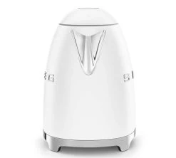 Bouilloire SMEG KLF03WHMEU Blanc Mat - 1.7L + Offre Cadeau -Les Amateurs De Café smeg bouilloire blanche2
