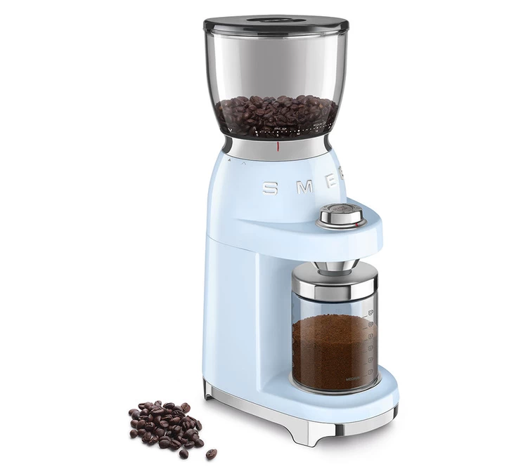 Set Petit-Déjeuner Machine Expresso ECF01PBEU Et Moulin à Café CGF01PBEU Bleu Azur - SMEG 4 Set Petit-Déjeuner Machine Expresso ECF01PBEU Et Moulin à Café CGF01PBEU Bleu Azur - SMEG – Image 2