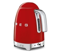 Bouilloire KLF04RDEU Temperature Réglable Rouge 1,7 L + Offre Cadeau - SMEG -Les Amateurs De Café smeg rouge vernis