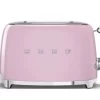 Grille-pain TSF01PKEU 2 Tranches - Rose - SMEG -Les Amateurs De Café smeg toaster rose1