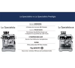 Machine Expresso Avec Broyeur DELONGHI La Specialista 2.0 Prestigio EC 9355.M -Les Amateurs De Café specialista comparatif 1
