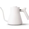 Bouilloire Traditionnelle Stagg Blanc 1 L Col De Cygne - FELLOW -Les Amateurs De Café staggblanc bouilloire
