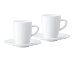 Tasses - JURA - Tasses + Sous Tasses Espresso 8cl X2
