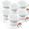 Lot De 6 Tasses Et Sous-tasses Cappuccino 15 Cl - Cosmaï Caffè -Les Amateurs De Café tasses cappuccino cosmai caffe 44
