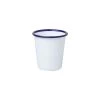 Verres - FALCON - Tasse Blanche Avec Bordure Bleue 12,4 Cl -Les Amateurs De Café tasses 124cl blanche bleue