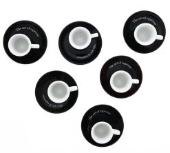 Tasses - ZICAFFE - Tasses Et Sous-tasses The Art Of Espresso 7 Cl -Les Amateurs De Café tasses dessus