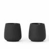 2 Tasses Double Paroi Nicola 60 Ml Noires - VIVA SCANDINAVIA -Les Amateurs De Café tea cup small x2 1