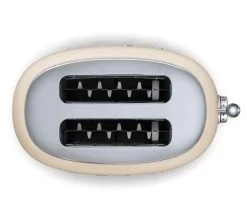 Grille-pain TSF01CREU 2 Tranches Crème - SMEG -Les Amateurs De Café toast 2fentes creme
