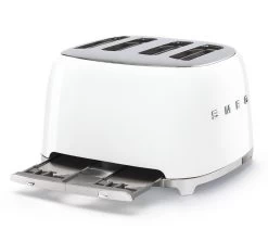 Toaster TSF03WHEU 4 Tranches Blanc - SMEG -Les Amateurs De Café toaster4tr blc2