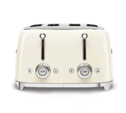 Grille-pain TSF03CREU 4 Tranches Crème - SMEG -Les Amateurs De Café toaster4tr crem