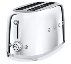Grille-pain TSF01SSEU 2 Tranches Chromé -SMEG -Les Amateurs De Café toaster boutons chrome