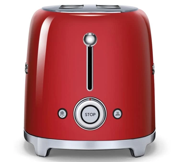 Grille-pain SMEG TSF01RDEU 2 Tranches Rouge 5 Grille-pain SMEG TSF01RDEU 2 Tranches Rouge – Image 3