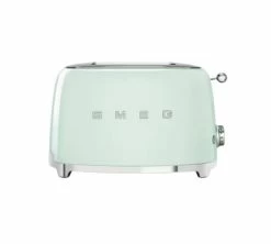 Set Petit Déjeuner (Toaster - Presse Agrumes - Bouilloire) Vert D'eau - SMEG -Les Amateurs De Café toaster smeg