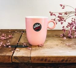 Caffè Vergnano Mug 31 Cl Women In Coffee By CAFFE VERGNANO -Les Amateurs De Café vergnano mug rose2