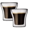 Verres Double Paroi BODUM - Assam 2x10cl -Les Amateurs De Café verres double paroi pavina 10cl