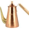 Bouilloire Traditionnelle Drip Pot Cuivre 700 CUW - KALITA -Les Amateurs De Café verseuse cuivre et bois kalita