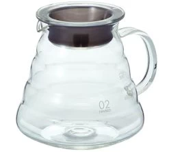 Carafe HARIO 2-5 Tasses En Verre Avec Support Pour V60